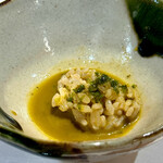 すし あお - 肝ソースは得意では無かったが、こちらのは美味しくシャリを纏わせてペロリ