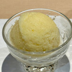 すし あお - 豆乳レモンシャーベット