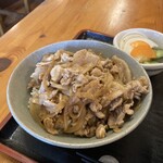 ゆでた亭うどん太郎 - 豚生姜焼き丼アップ