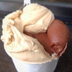 ジェラテリア・イル・ブリガンテ - ビター(エクアドル)チョコ＆ティラミス