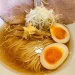 豊麺 - 醤油ら~めん 貝だし醤油+味タマ♪