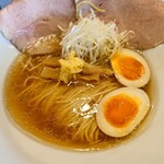 豊麺 - 醤油ら~めん 貝だし醤油+味タマ♪