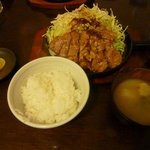 トンテキDiningらくとん亭 - トンテキ定食（１，０００円）