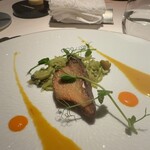 AZUR et MASA UEKI - 黒鲍　加賀レンコン　サフラン
                                グールグランソース