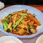 比他棒 - 茄子とエビのピリ辛炒め