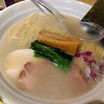 貝出汁 中華そば 竹祥 - 