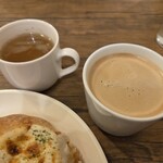 NOBU Cafe アトレ川崎店 - セットスープ、コーヒー