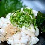 駅前漁港 - 真鱈白子ポン酢