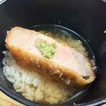 ニューベイブ - 出汁を入れてお茶漬け的に