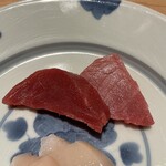 浅草壽司清 - キハダの赤身と中トロ！！