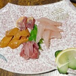 萬領 - 造り盛り合わせ①