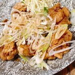 萬領 - 唐揚げネギソース②