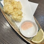 うまい酒とごちそう飯 びおん - 白子の天ぷら