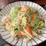 お食事処 白川 - 野菜炒め定食