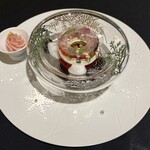 ガストロノミー ジョエル・ロブション - スペシャルデセール　クリスマスリース苺とロゼシャンパン