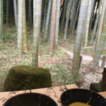 休耕庵 竹の庭の茶席 - 