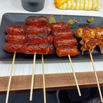 麺処 盛盛 - 追加チョリソー串+もも串