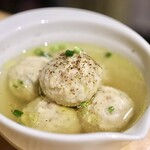 波へい - とり団子