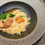 創作四川料理 廣明 - 雲丹と角煮の炒飯