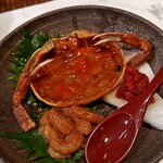 酒と食遊人 みなと - 香箱の酔っ払いカニ