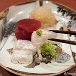 御料理 寺沢 - 寒鮃の縁側