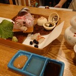 むろまち 加地 - 刺身盛り合わせ