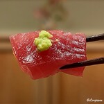 御料理 寺沢 - 目鉢鮪の赤身 塩竃ひがしもの