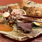 御料理 寺沢 - 無花果の白和え