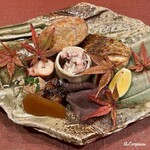 御料理 寺沢 - 旬菜盛合せ