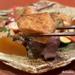 御料理 寺沢 - 二子里芋の唐揚げ