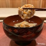 御料理 寺沢 - 香箱蟹の蟹真薯