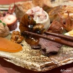 御料理 寺沢 - 胡桃の甘煮