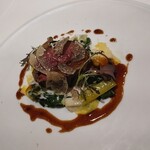 なかがわ - ⑥　鹿肉はまったく臭みはなくヘルシー