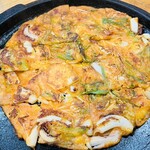 高麗参鶏湯 - 海鮮キムチチヂミ