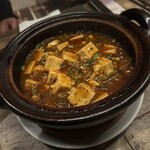 ＮＩＨＩＲＯ - 土鍋の麻婆豆腐。山椒が効いて美味い！