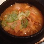 韓料理　唐竹家 虎ノ門店 - 熱々テンジャンチゲセットをいただきました♪