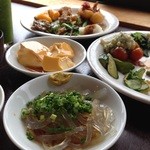 農家レストラン　洞門パティオ - 夏はこんな感じ。トコロテ〜ン