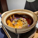 一碗水 - 酔蟹 オレンジリキュール　フランベもう一枚