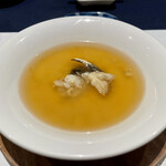 一碗水 - 上海蟹白子 味噌 茶碗蒸し、鱶鰭