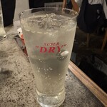 中野坂上 大竹餃子 - 大竹檸檬サワー　682円（税抜）