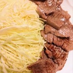 肉の大橋亭 - キャベツの切り方がど下手くそでごめんなさい　自宅に着いたのが19時半w　からの調理　いろんなお肉がミックスで売っていたので　見た目はこんな感じです お肉