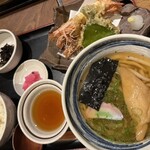 わらじや - 活車海老天ぷら定食1280円