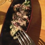 noka table - 蛍イカとアスパラの和え物