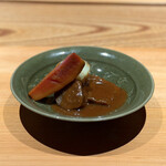 柚木元 - 鹿の味噌煮込み　鹿のスネ肉　紅芯大根　熟成じゃがいも