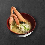 魚山亭 - カニ汁500円！