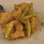 香港料理 申申 - 海老のカラスミ揚げ？