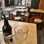 大衆酒場 晩杯屋 - 寒いテラス席は貸切ですよ〜w