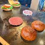 髙橋バーガー - カウンター席