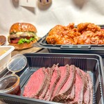 髙橋バーガー - クリスマスバーガーセット2025 数量限定鹿肉ロースト付き