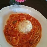 イタリアンキッチン 伊太めし屋 - エビチリカルボナーラ